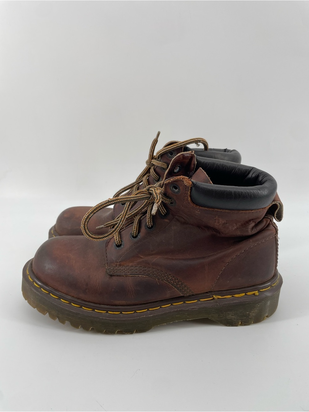 Vintage Dr. Martens 939 Brown Chunky Ankle Boots 9